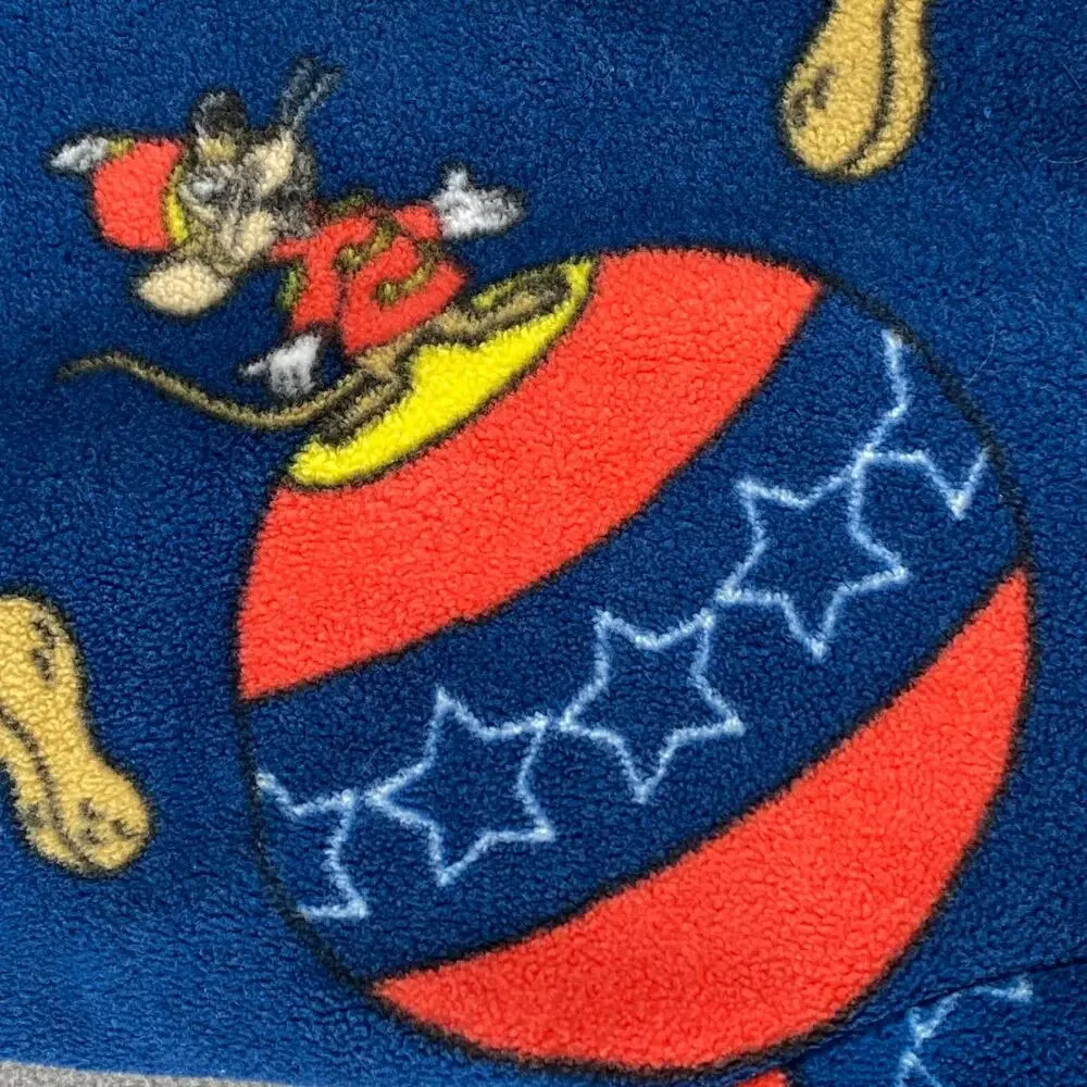 Disney Dumbo Fleece Hoodie Loungewear Womens S Blue Comfy Timothy Mouse